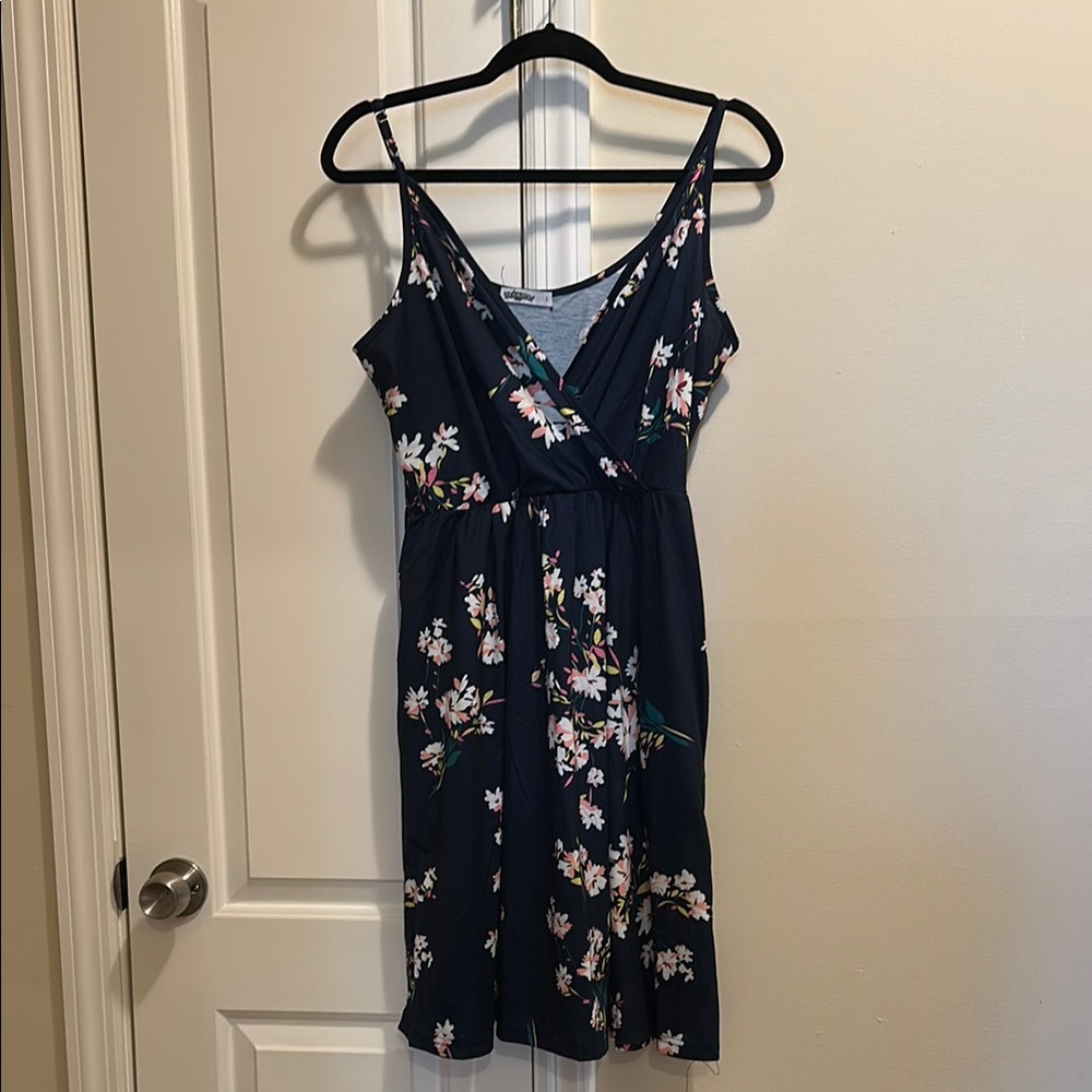 Floral Navy Dress